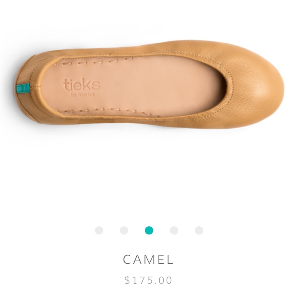 CAMEL TIEKS leather ballet flats women’s 9